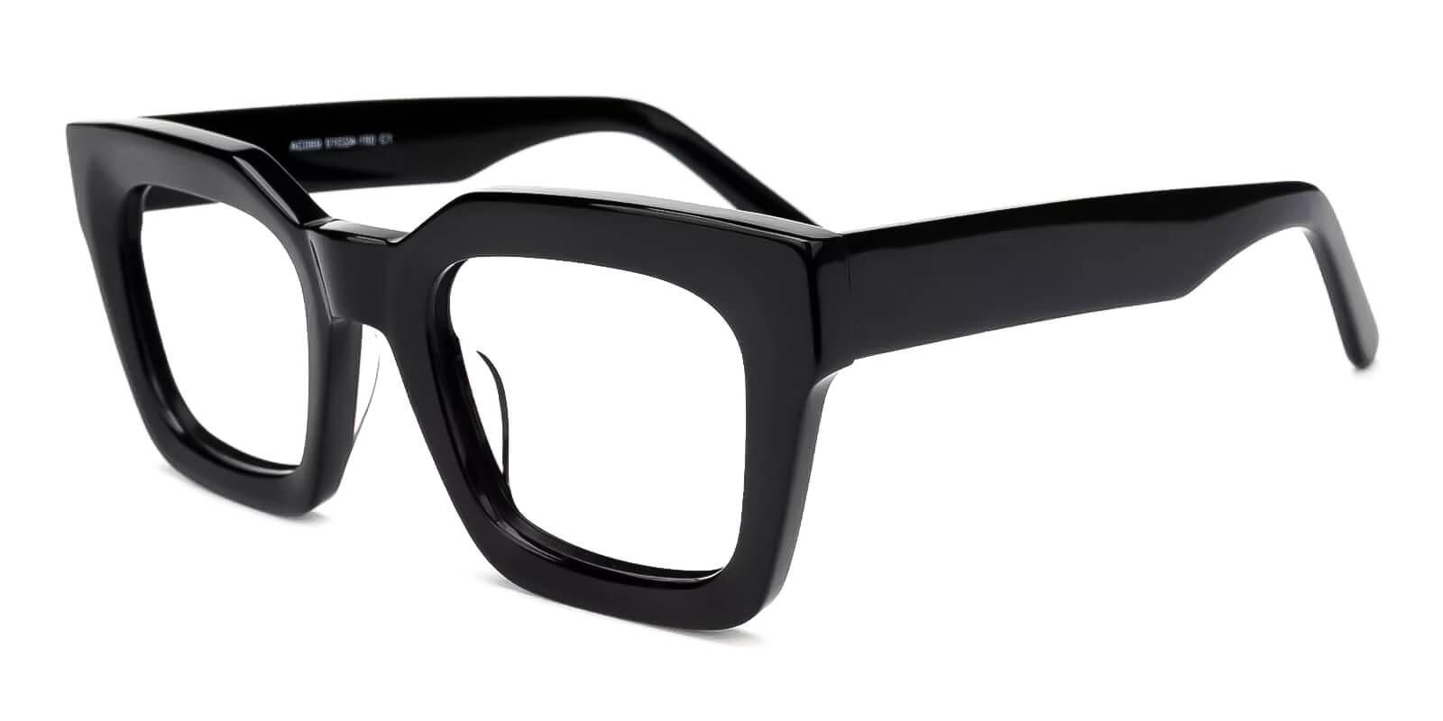 Cloud Black Acetate Eyeglasses , Fashion , UniversalBridgeFit Frames from ABBE Glasses