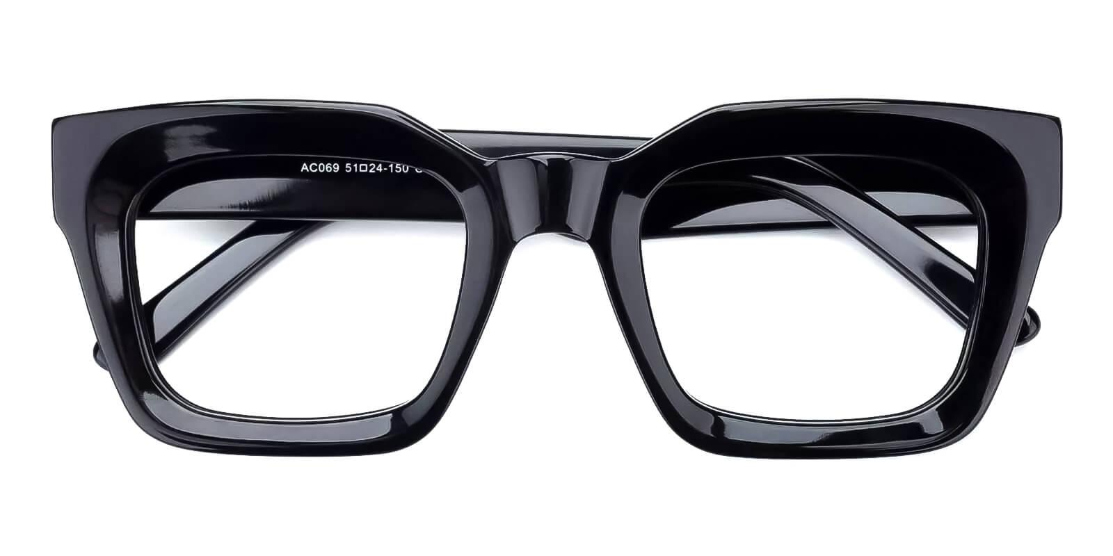 Cloud Black Acetate Eyeglasses , Fashion , UniversalBridgeFit Frames from ABBE Glasses