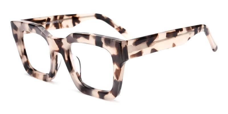 Leopard Cloud - Acetate ,Universal Bridge Fit