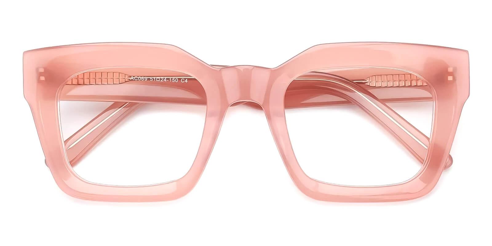 Cloud Pink Acetate Eyeglasses , Fashion , UniversalBridgeFit Frames from ABBE Glasses