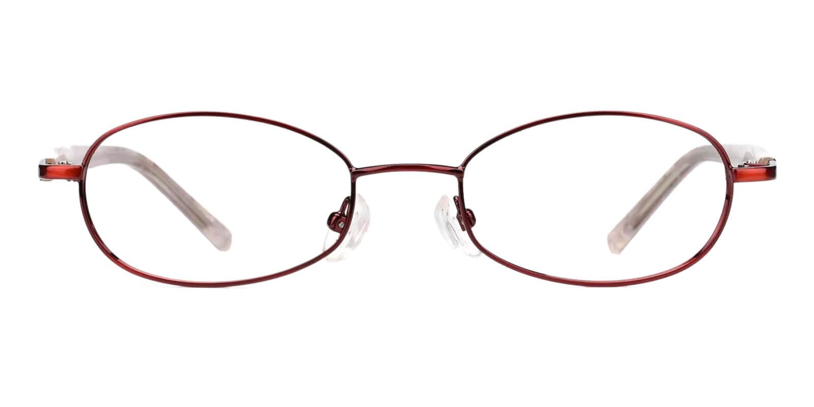 Kids-Dexter Red Metal Eyeglasses , Fashion , SpringHinges , NosePads Frames from ABBE Glasses