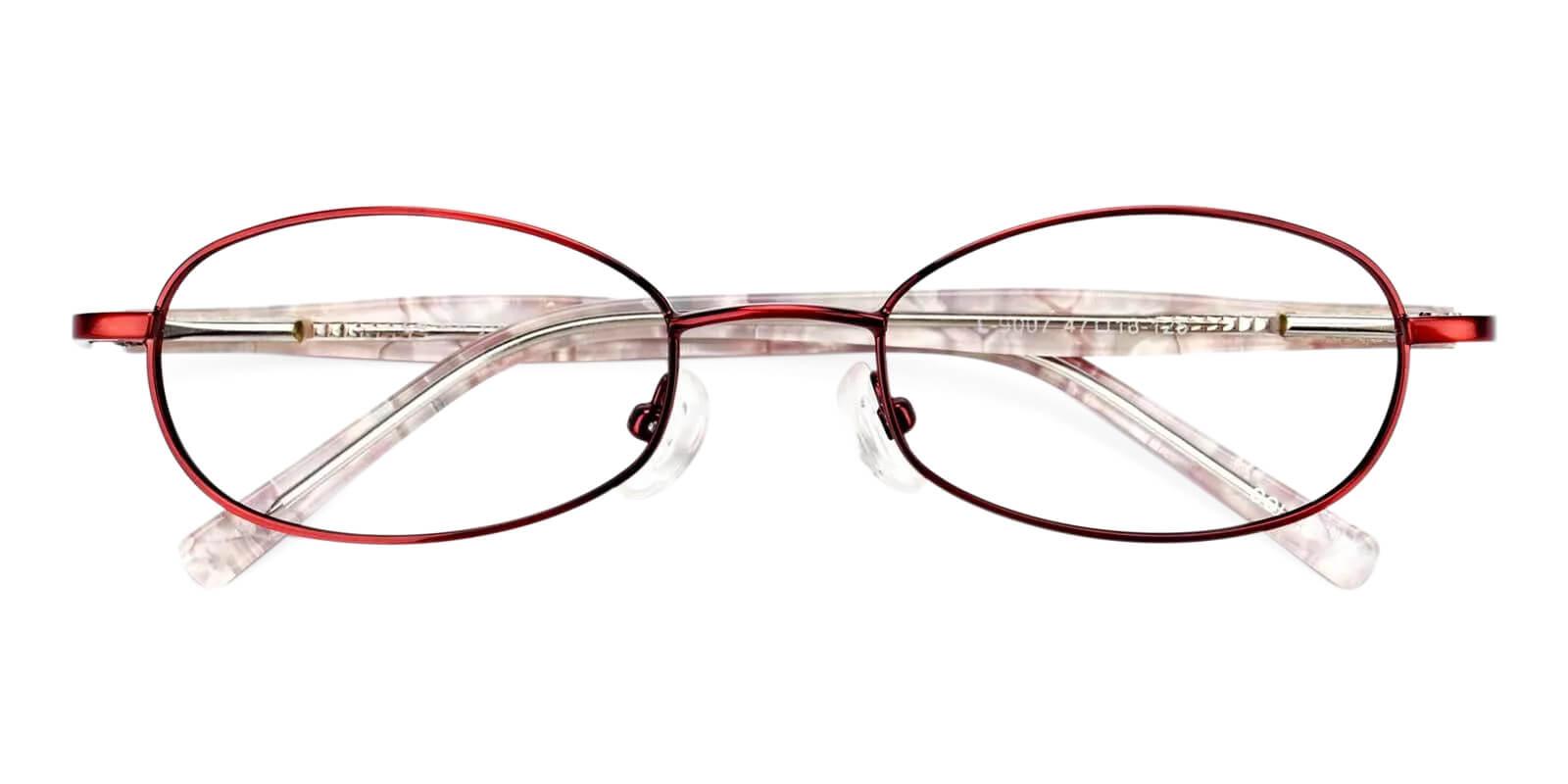 Kids-Dexter Red Metal Eyeglasses , Fashion , SpringHinges , NosePads Frames from ABBE Glasses