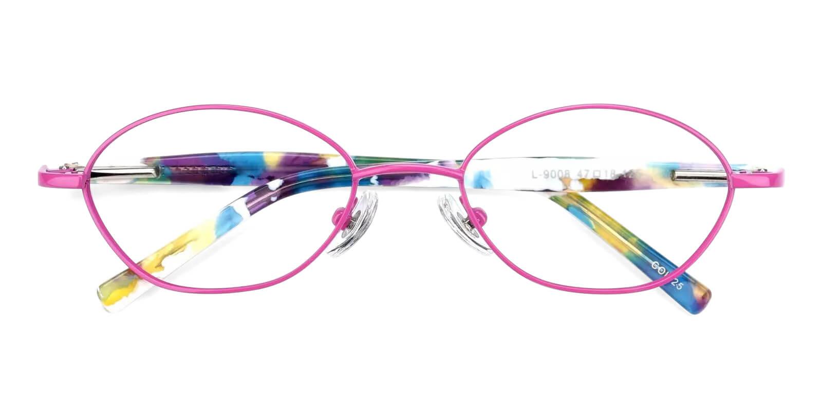 Kids-Priscilla Purple Metal Eyeglasses , Fashion , SpringHinges , NosePads Frames from ABBE Glasses