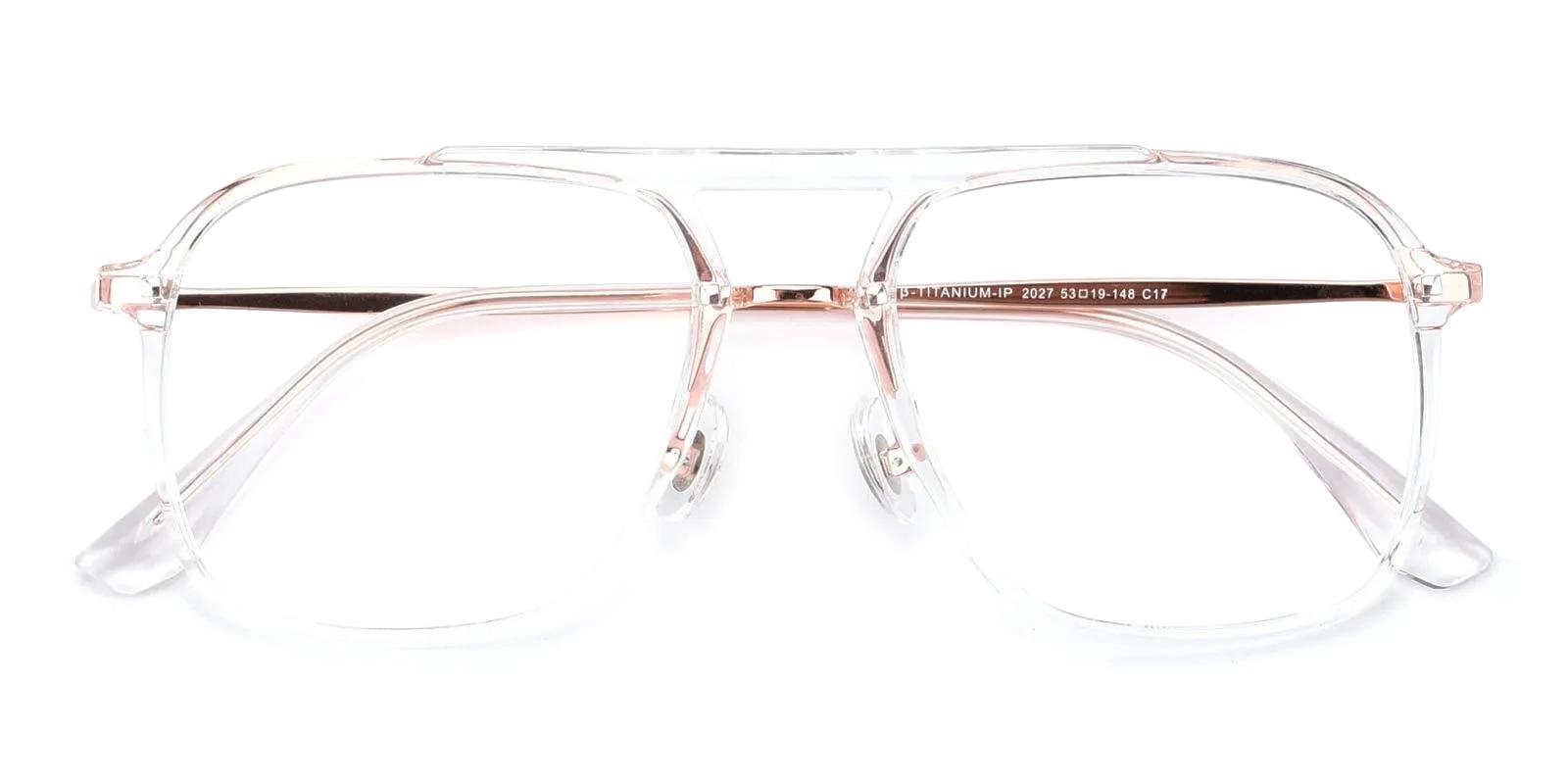 Plyade Fclear Titanium , TR Eyeglasses , NosePads Frames from ABBE Glasses