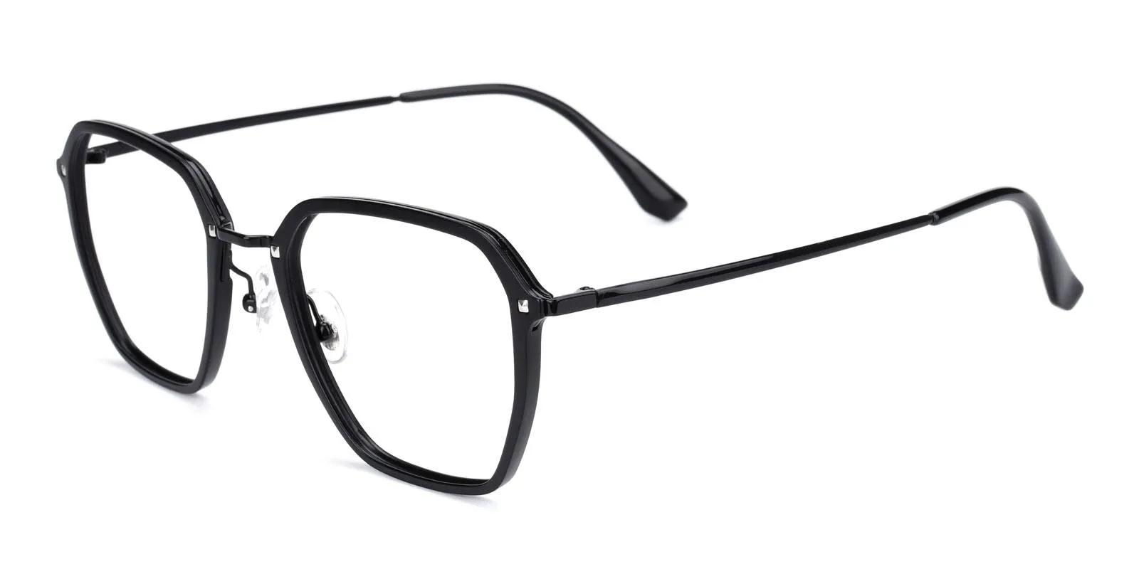 Plos Black Titanium , TR Eyeglasses , NosePads Frames from ABBE Glasses