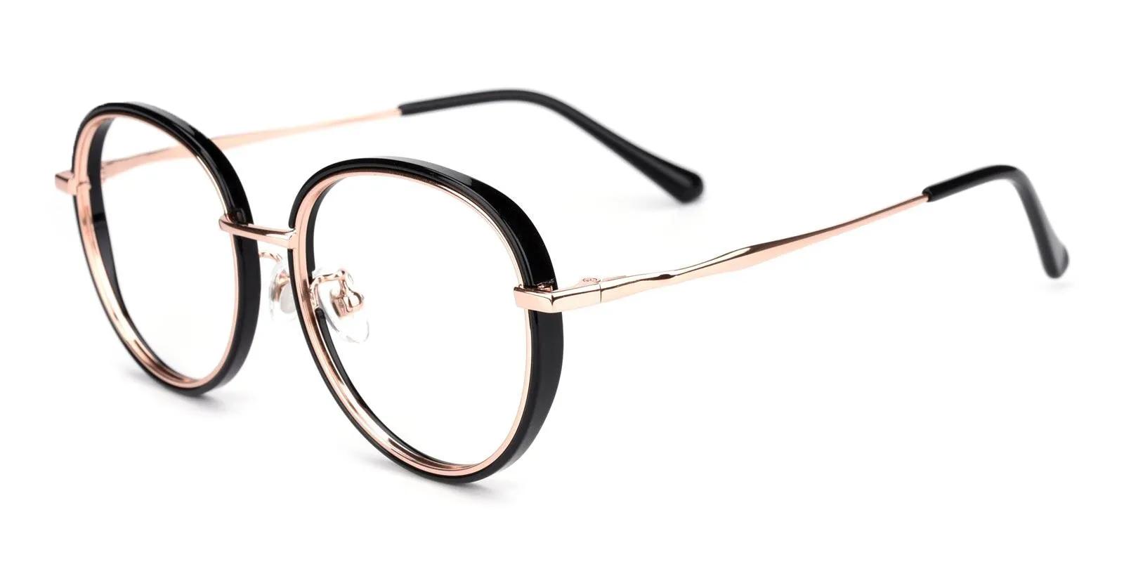 Ossety Black Titanium , TR Eyeglasses , NosePads Frames from ABBE Glasses