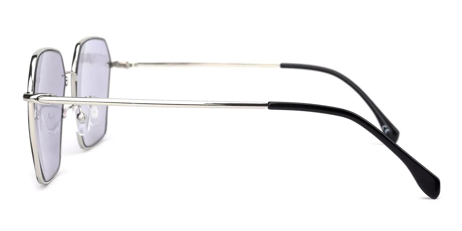 Labi Black Metal Sunglasses , NosePads Frames from ABBE Glasses