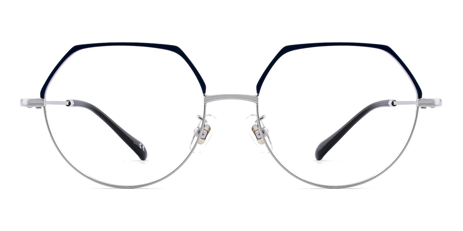Actie Blue Metal Eyeglasses , NosePads Frames from ABBE Glasses