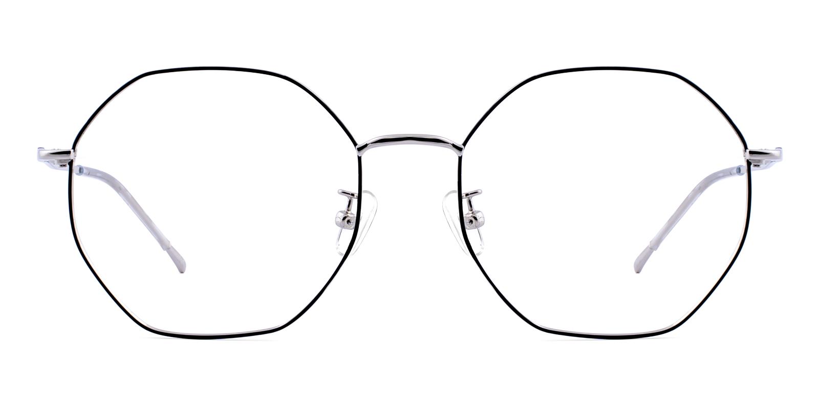 Salieur Black Metal Eyeglasses , NosePads Frames from ABBE Glasses