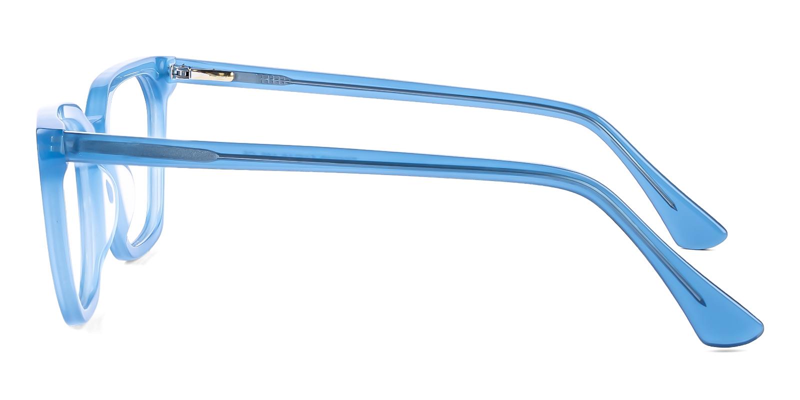 Philine Blue Acetate Eyeglasses , SpringHinges , UniversalBridgeFit Frames from ABBE Glasses
