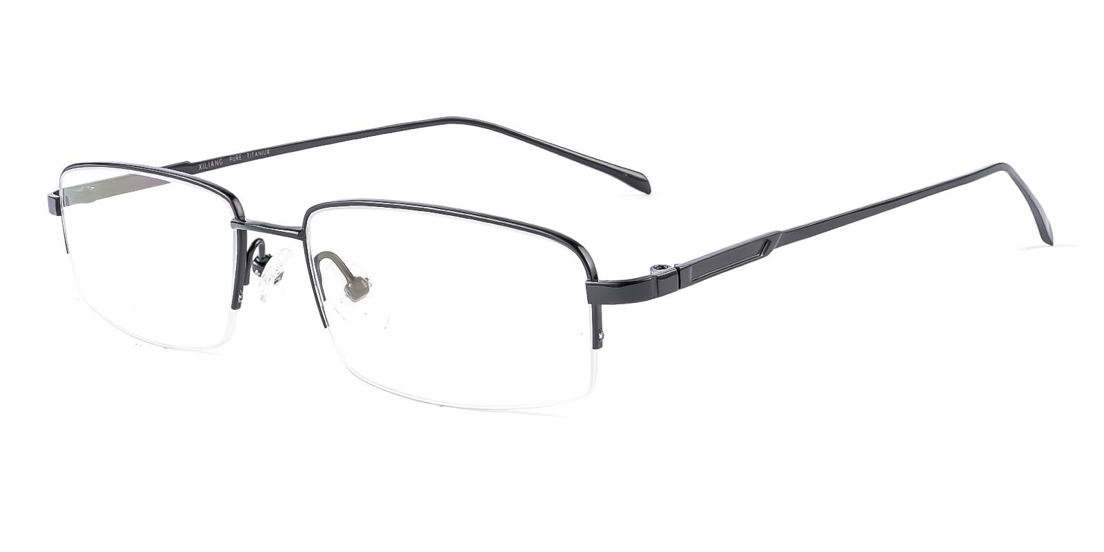 Spaceast Black Titanium Eyeglasses , NosePads Frames from ABBE Glasses