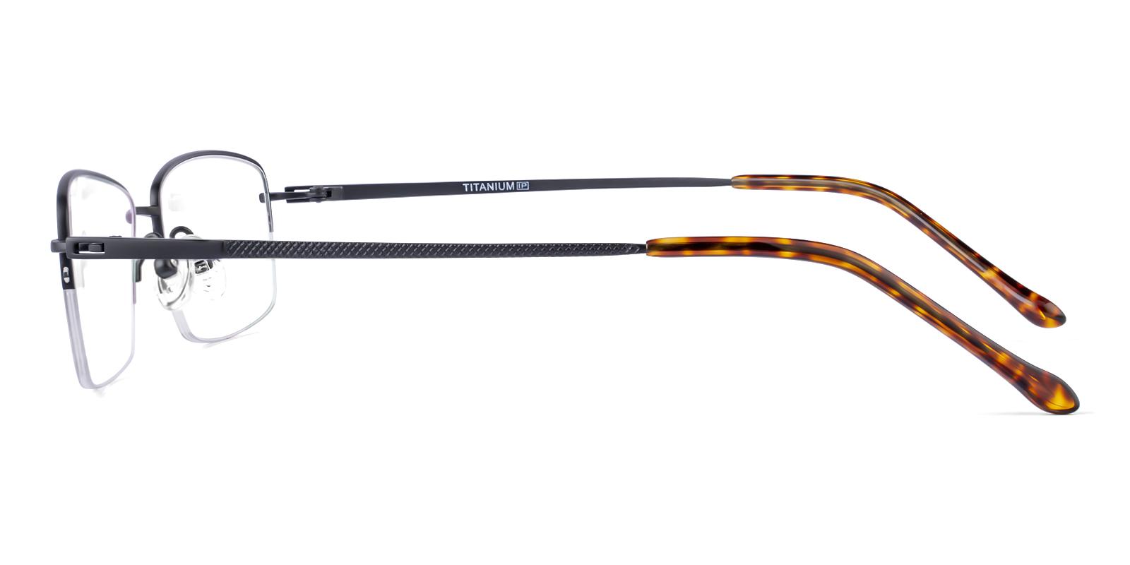 Absel Black Titanium Eyeglasses , NosePads Frames from ABBE Glasses