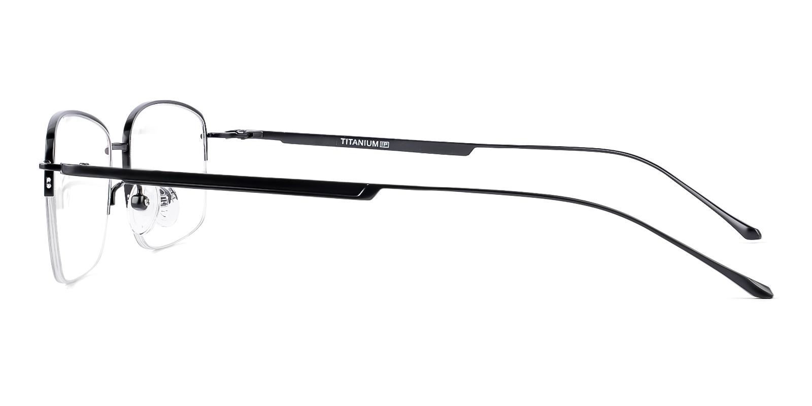Tatkin Black Titanium Eyeglasses , NosePads Frames from ABBE Glasses