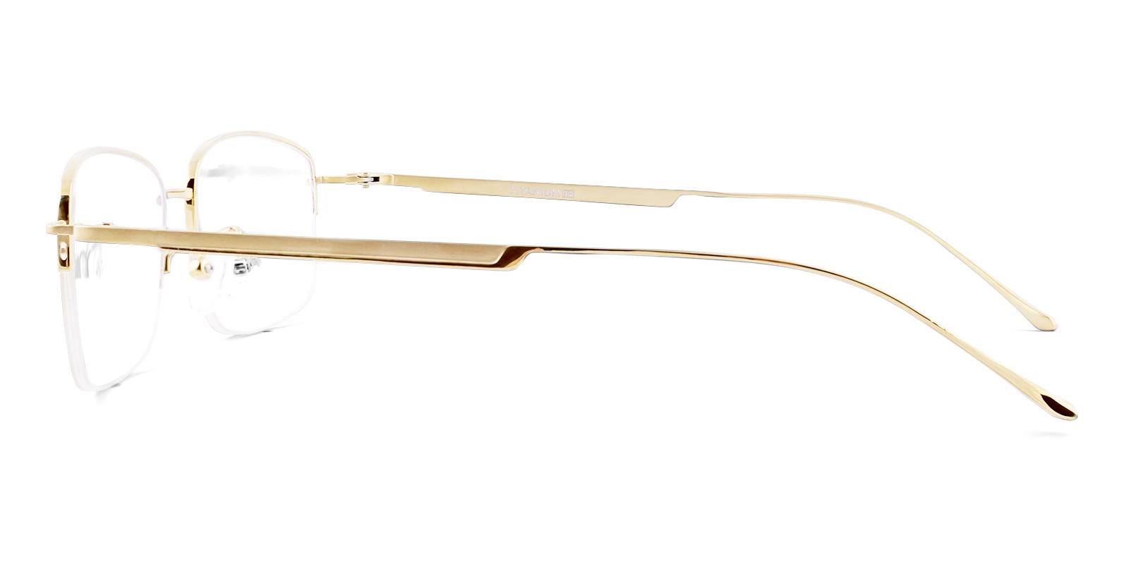 Tatkin Gold Titanium Eyeglasses , NosePads Frames from ABBE Glasses