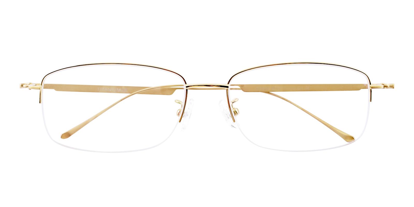 Tatkin Gold Titanium Eyeglasses , NosePads Frames from ABBE Glasses