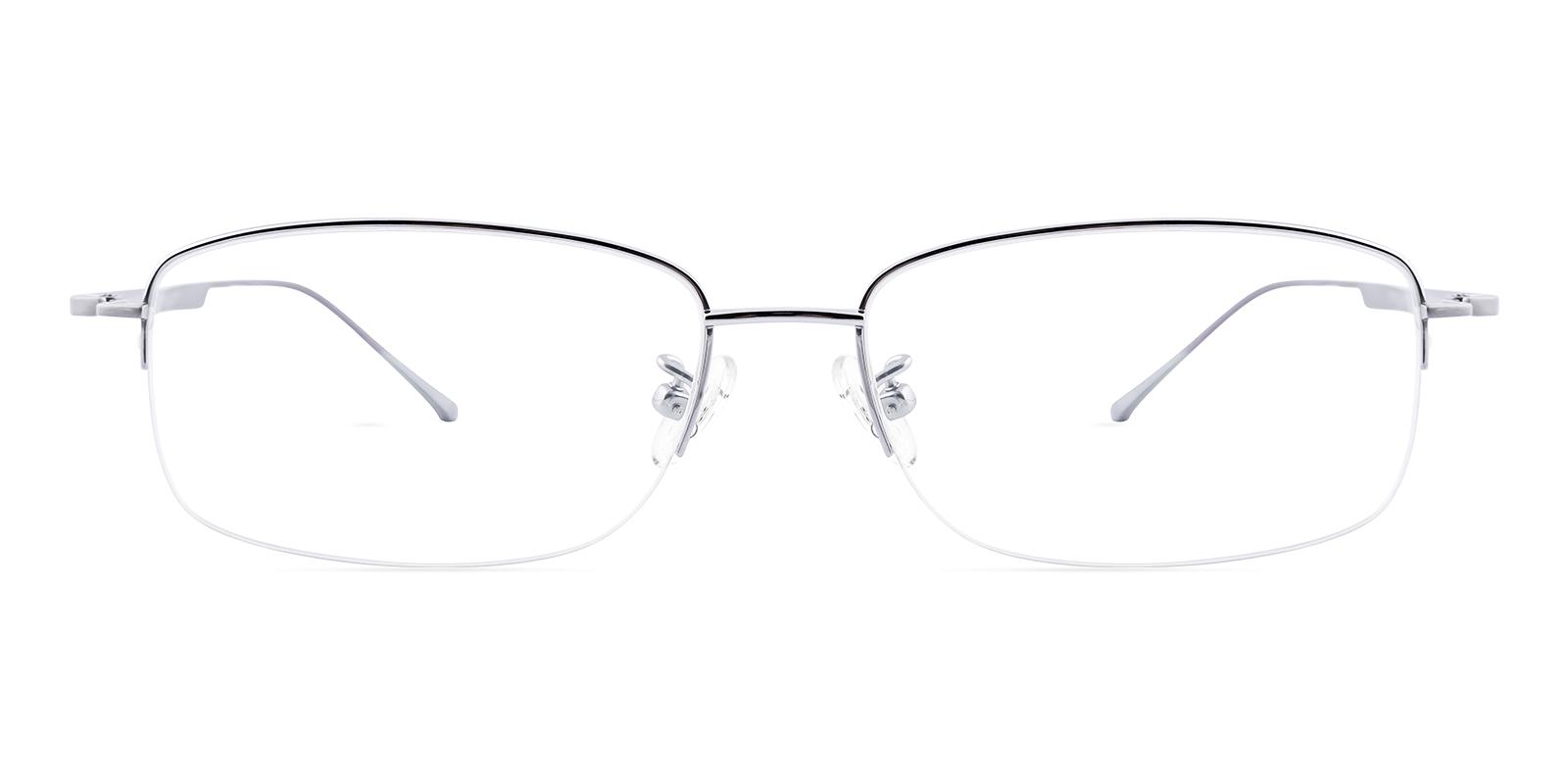Tatkin Silver Titanium Eyeglasses , NosePads Frames from ABBE Glasses