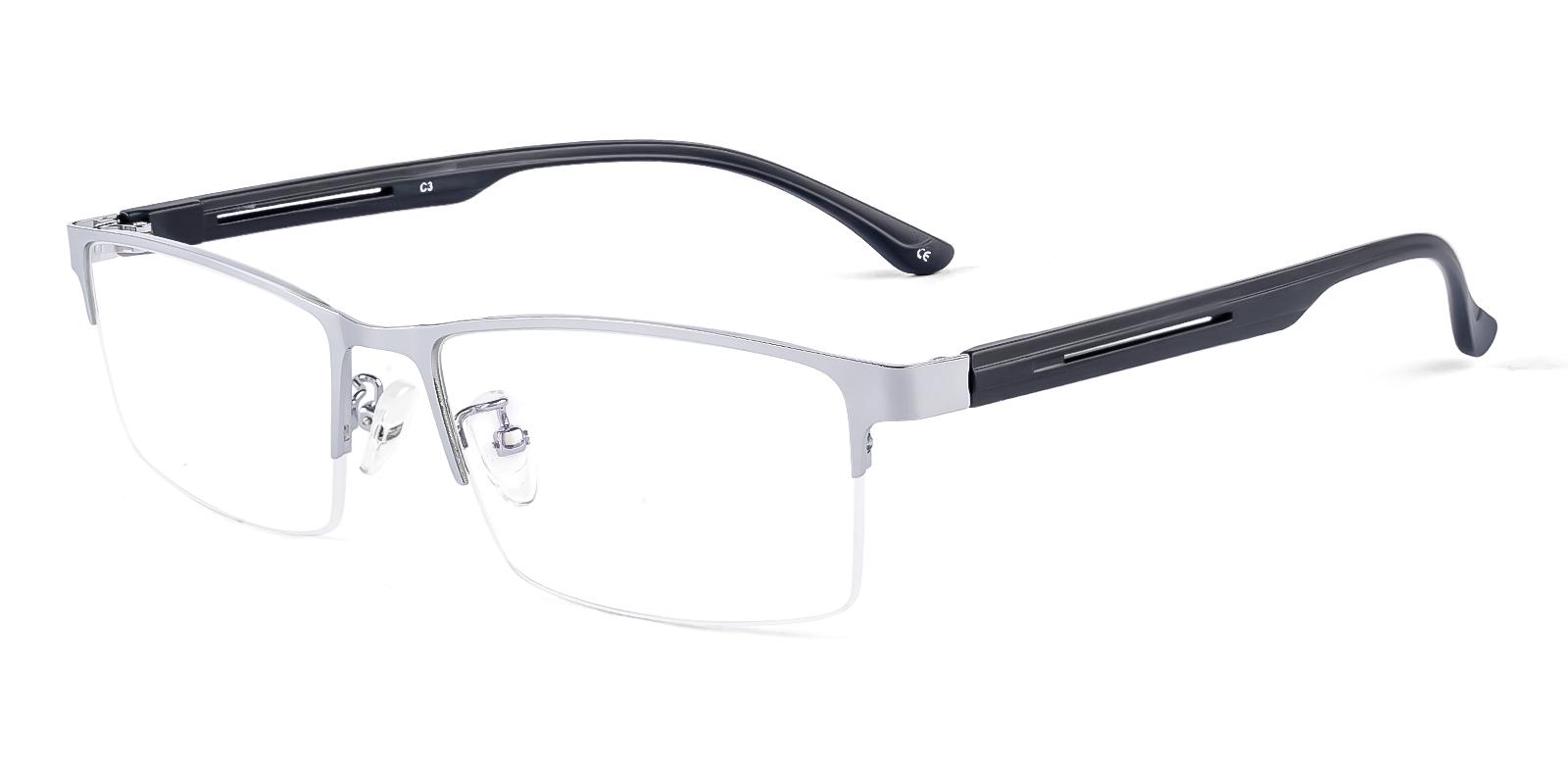 Monstr Silver Metal , TR Eyeglasses , NosePads Frames from ABBE Glasses