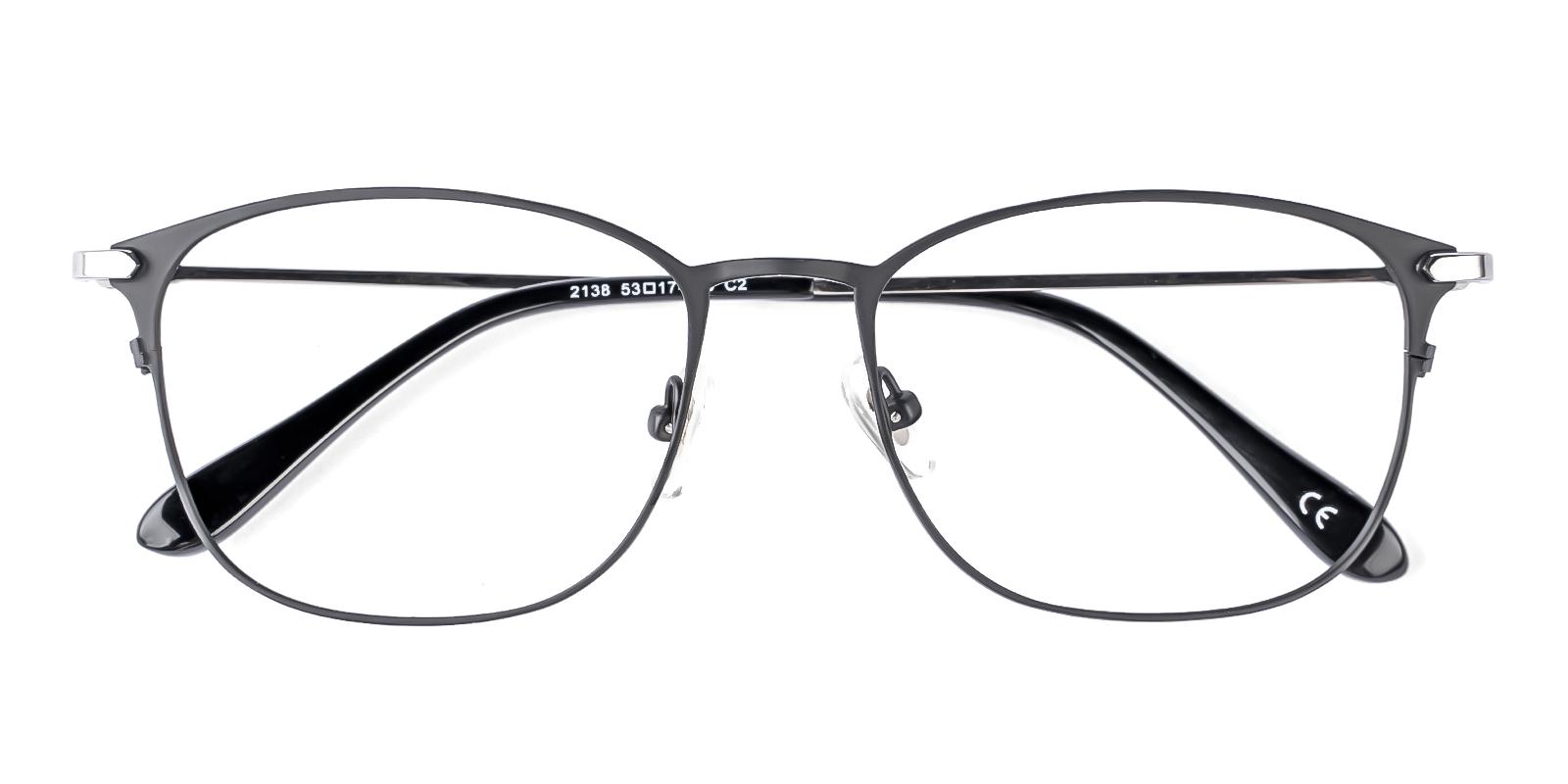 Nedal Silver Metal Eyeglasses , NosePads Frames from ABBE Glasses