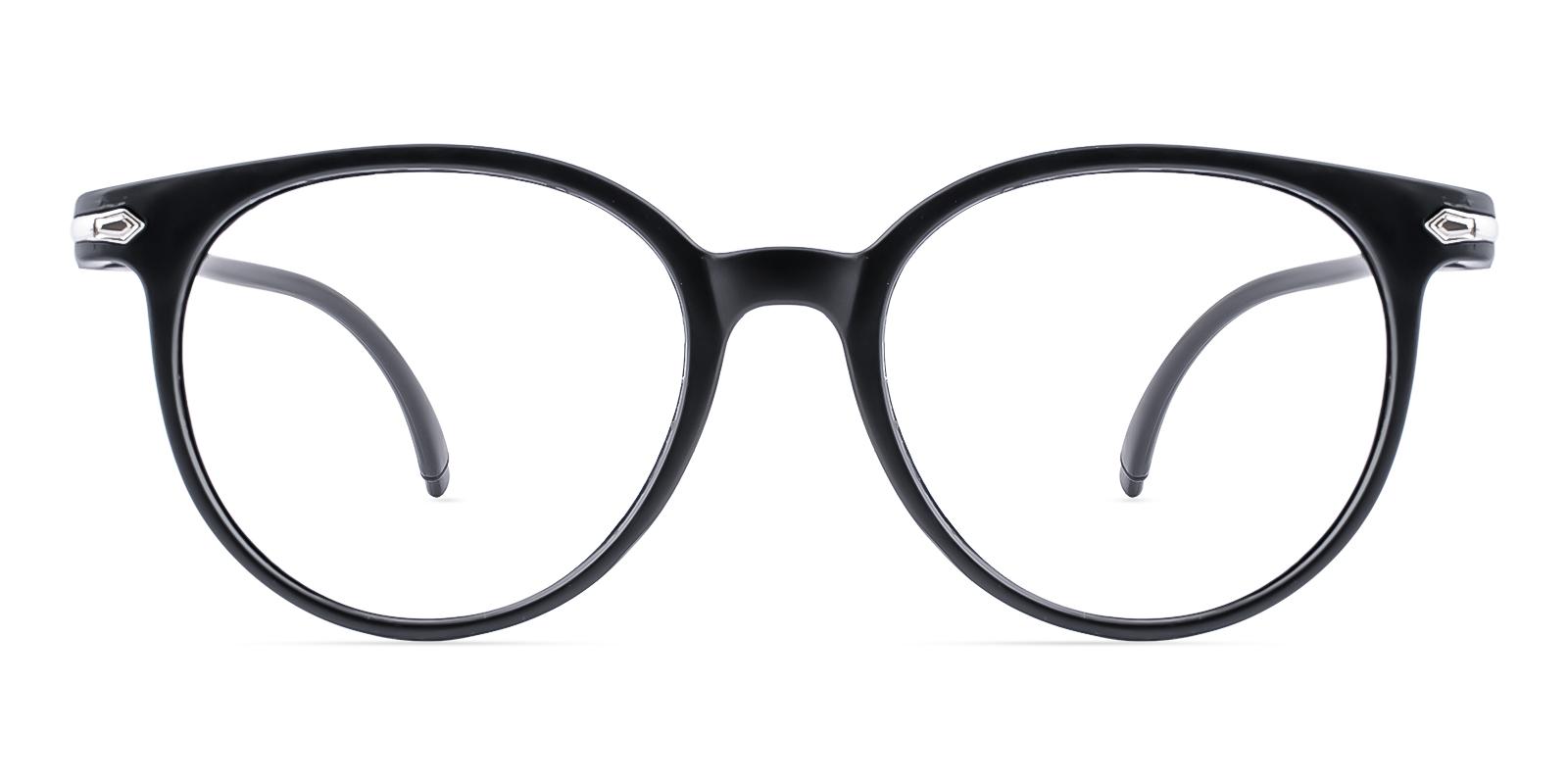 Frommular Black Plastic Eyeglasses , UniversalBridgeFit Frames from ABBE Glasses