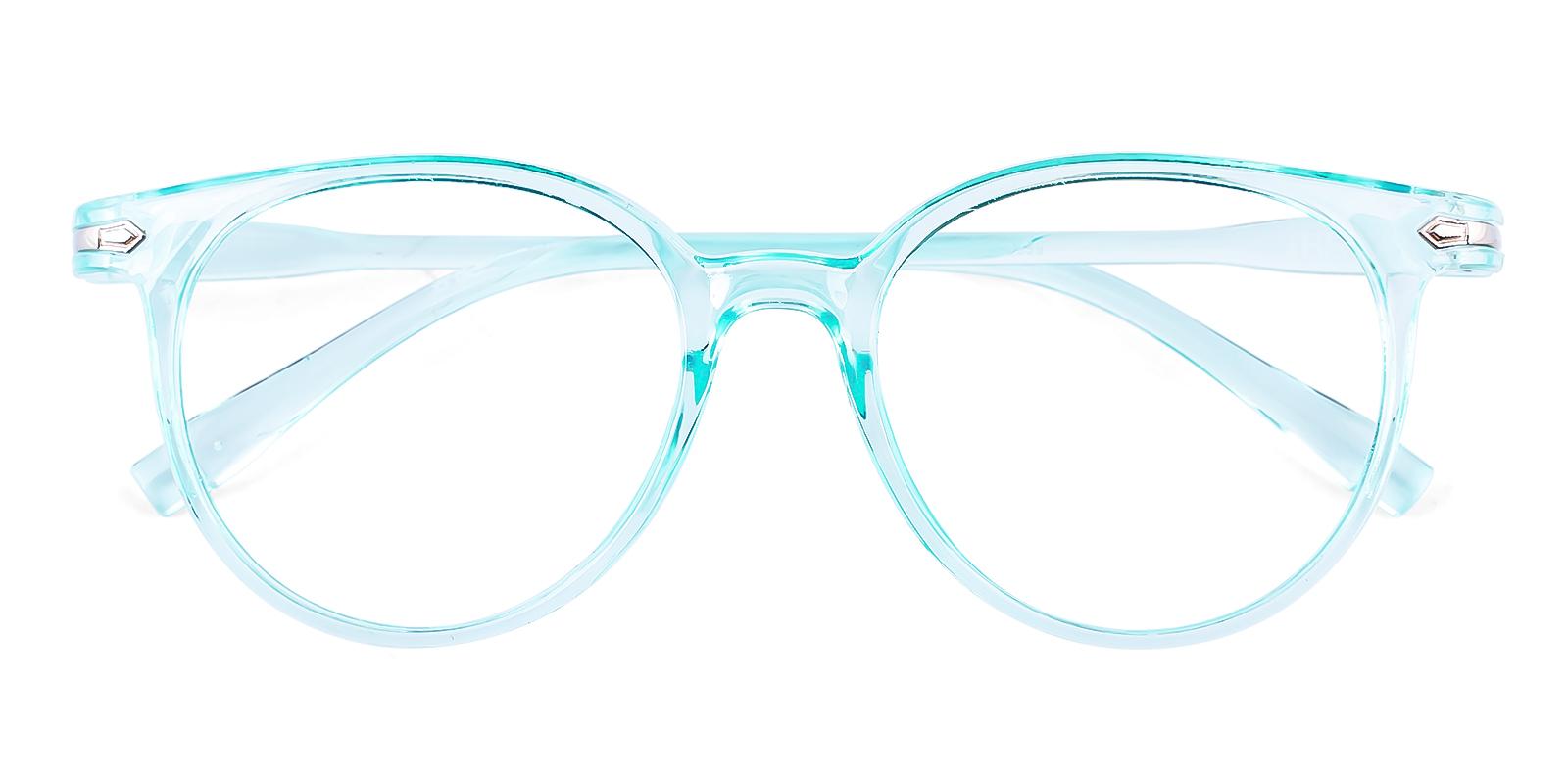 Frommular Blue Plastic Eyeglasses , UniversalBridgeFit Frames from ABBE Glasses