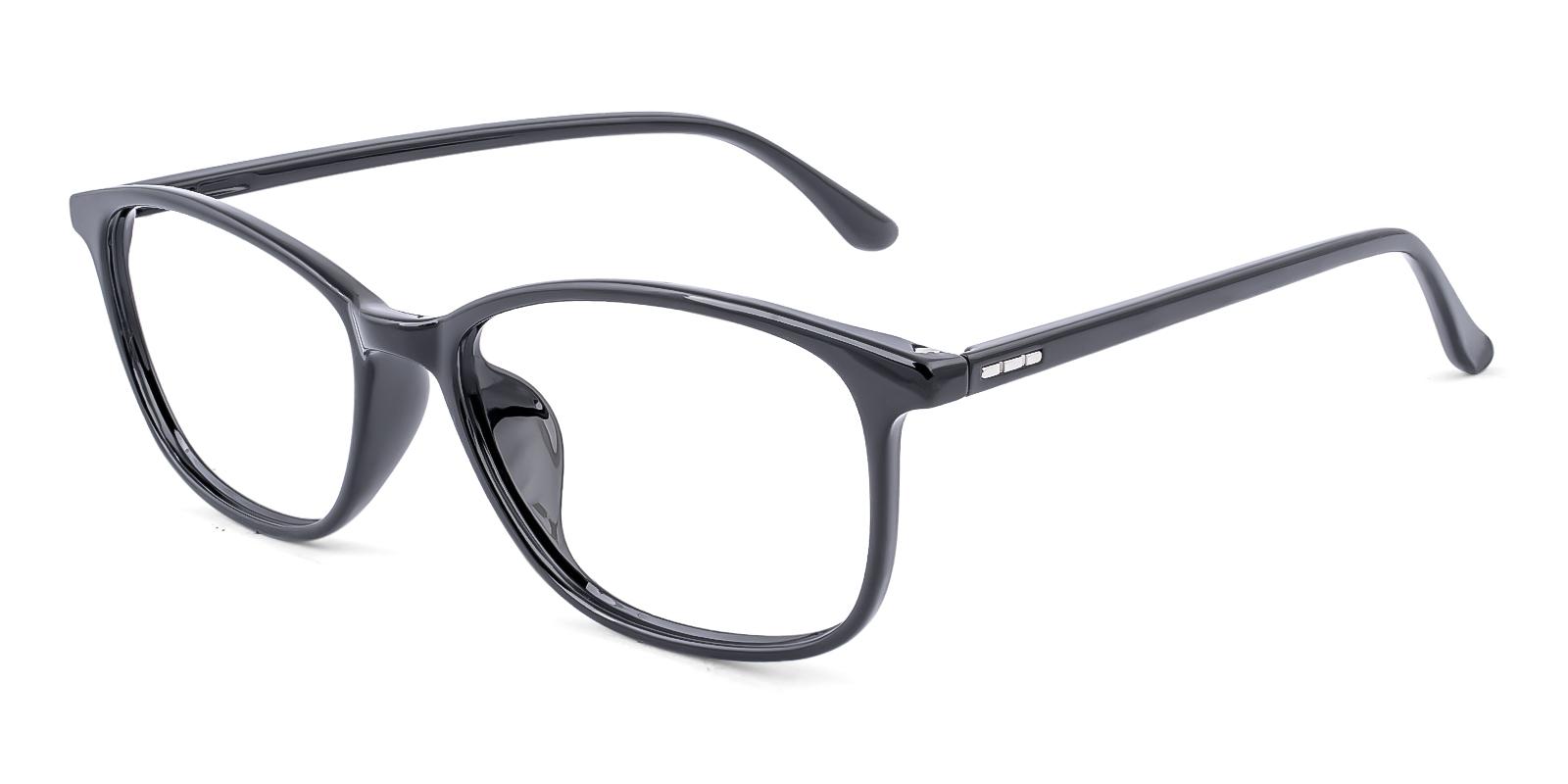 Teloain Black TR Eyeglasses , UniversalBridgeFit , Lightweight Frames from ABBE Glasses