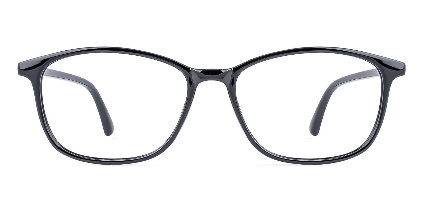 Teloain Black TR Eyeglasses , UniversalBridgeFit , Lightweight Frames from ABBE Glasses