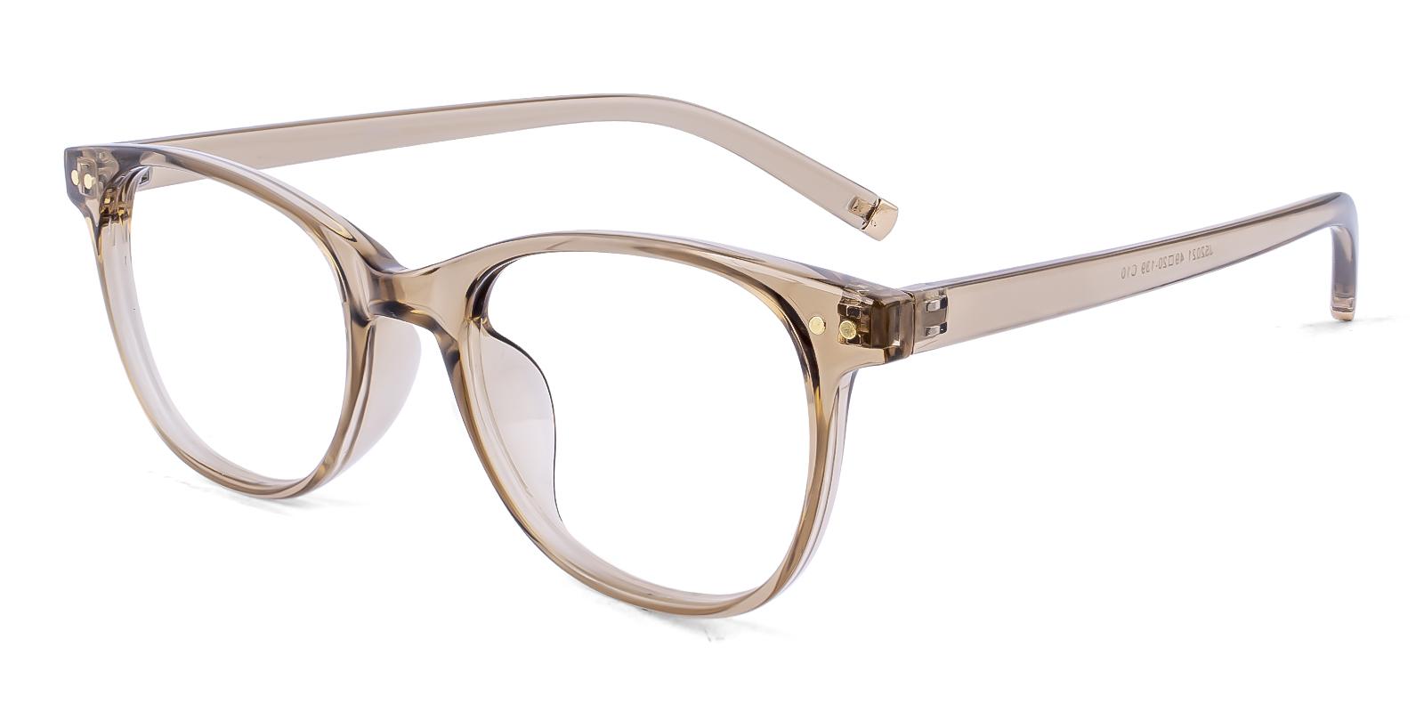 Vesic Brown Plastic Eyeglasses , UniversalBridgeFit Frames from ABBE Glasses