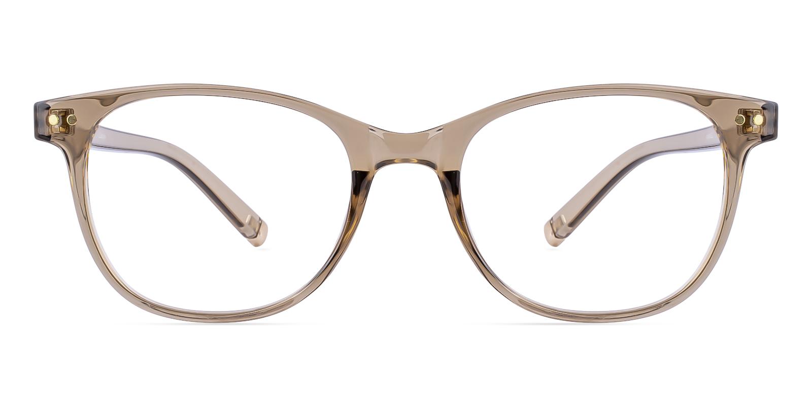 Vesic Brown Plastic Eyeglasses , UniversalBridgeFit Frames from ABBE Glasses
