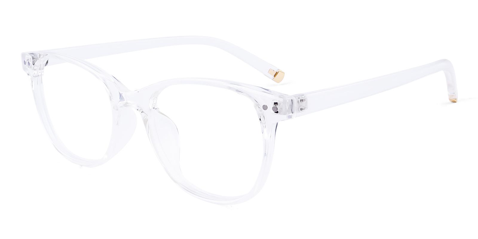 Vesic Fclear Plastic Eyeglasses , UniversalBridgeFit Frames from ABBE Glasses