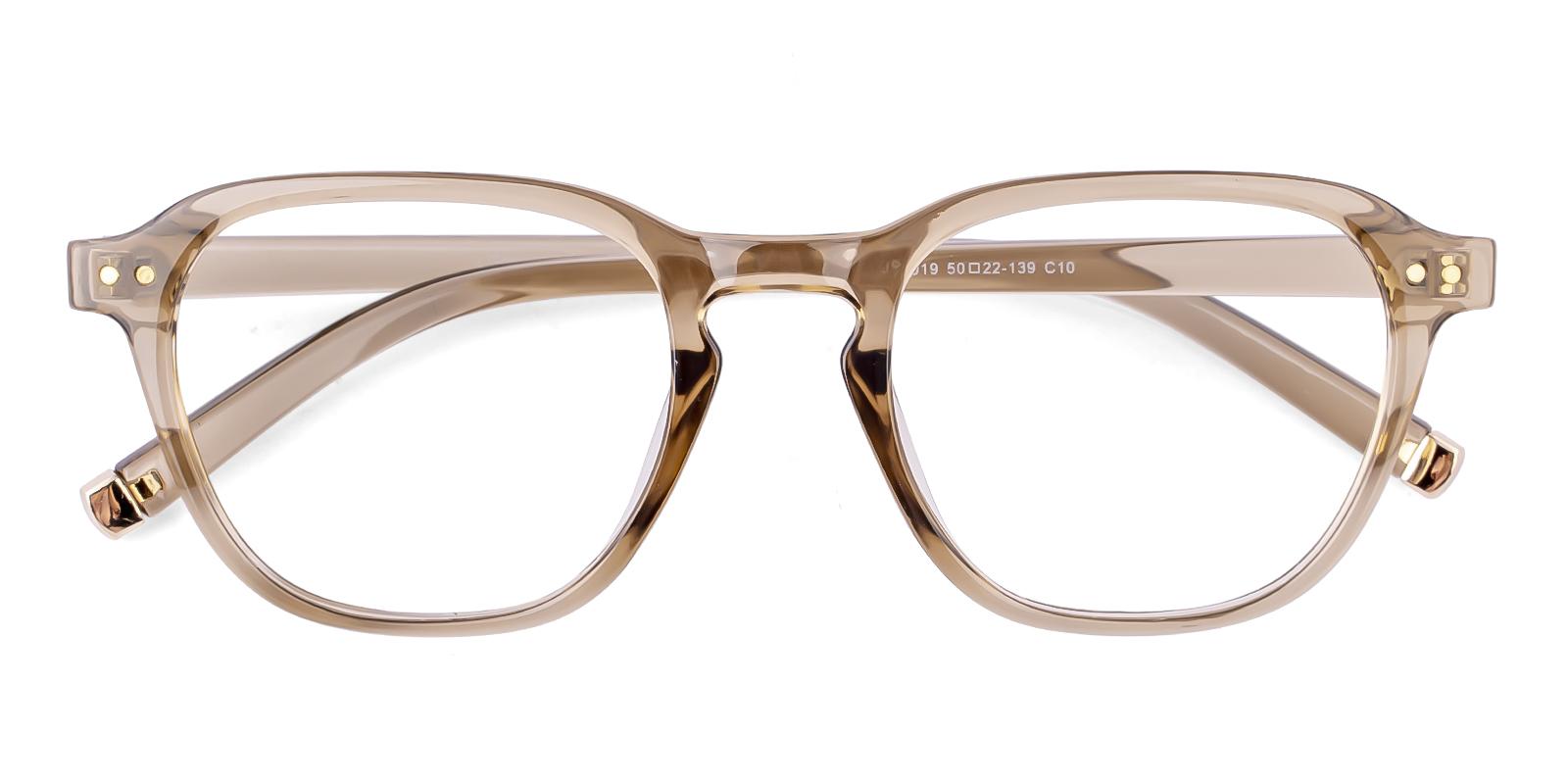 Liquice Brown Plastic Eyeglasses , UniversalBridgeFit Frames from ABBE Glasses
