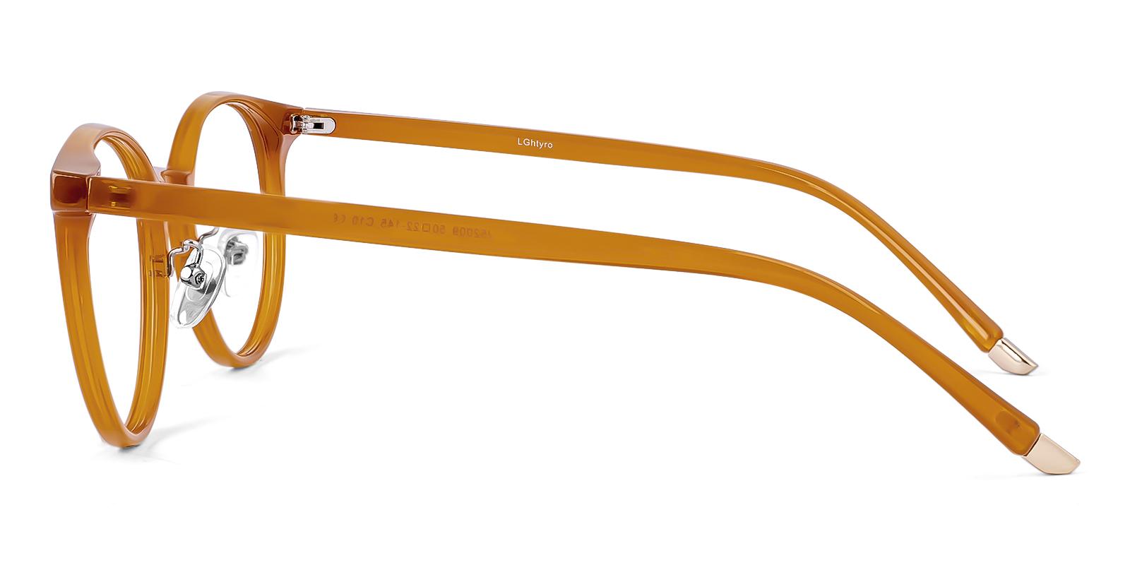 Candeous Brown Plastic Eyeglasses , NosePads Frames from ABBE Glasses