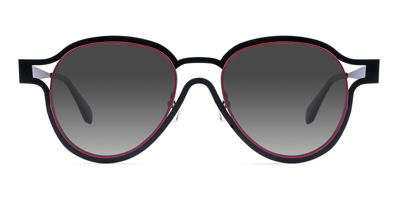 Phano Black Metal Sunglasses , NosePads Frames from ABBE Glasses