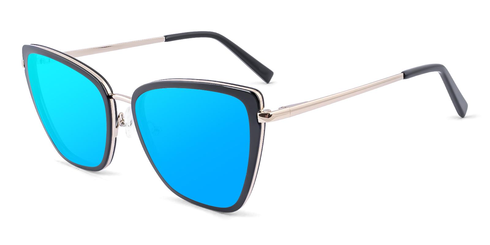Leadable Black Metal , TR SpringHinges , Sunglasses , NosePads Frames from ABBE Glasses