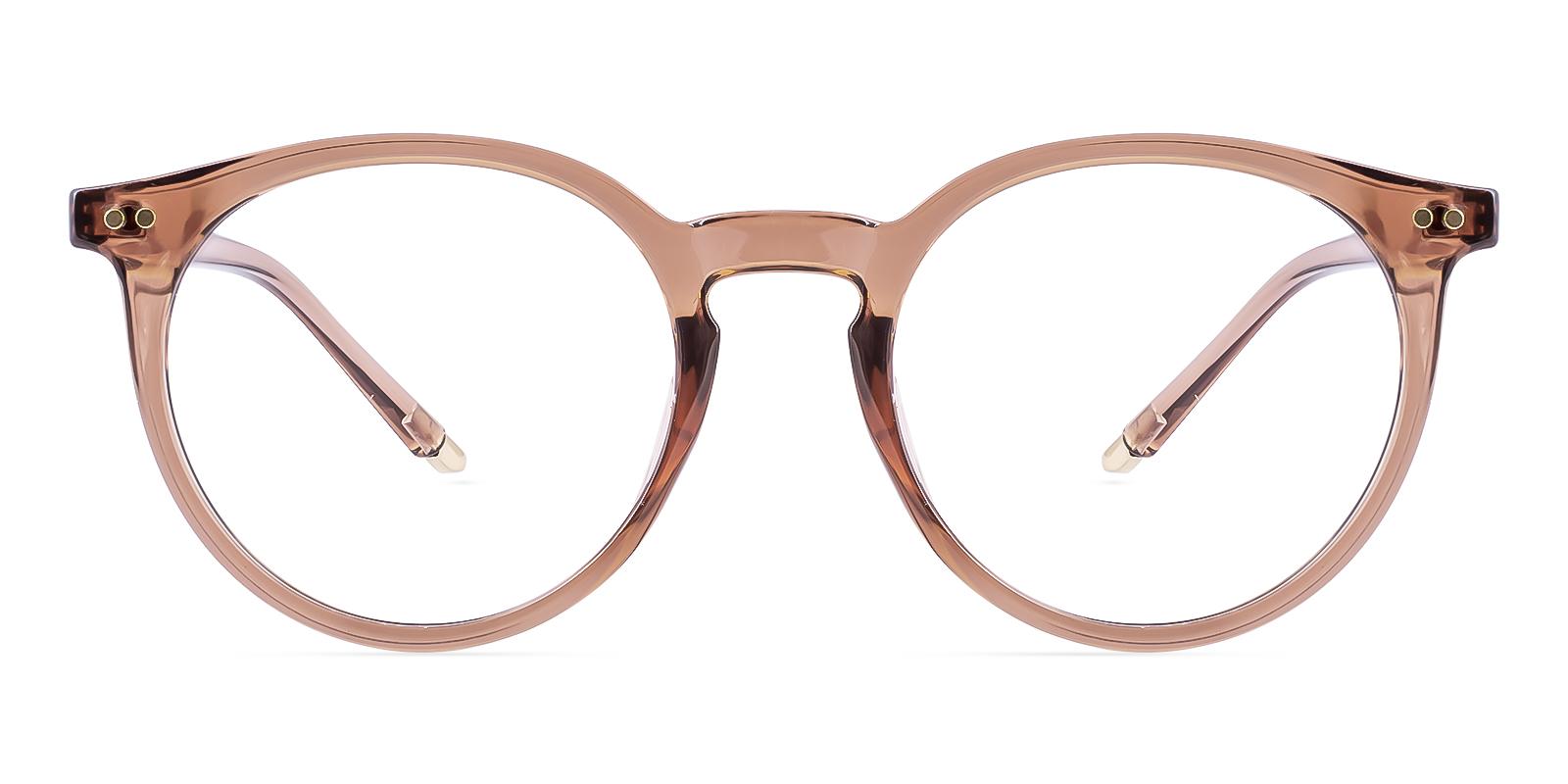 Gunety Brown Plastic Eyeglasses , UniversalBridgeFit Frames from ABBE Glasses