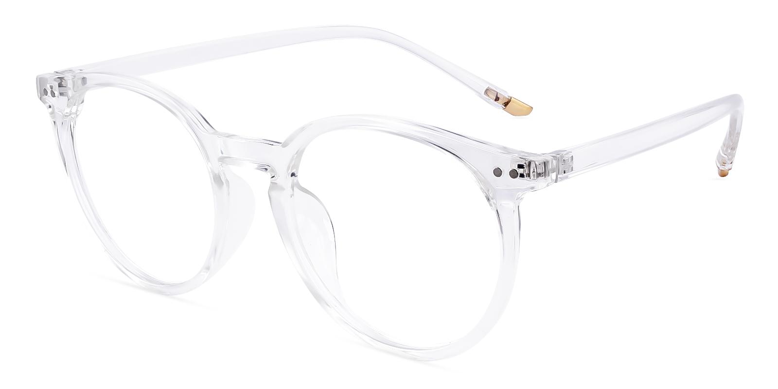 Gunety Fclear Plastic Eyeglasses , UniversalBridgeFit Frames from ABBE Glasses