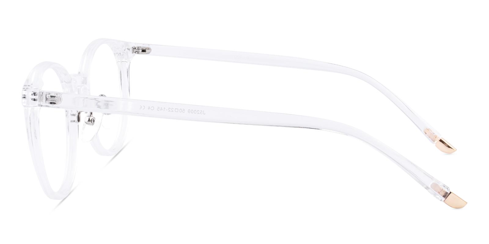 Salate Fclear Plastic Eyeglasses , NosePads Frames from ABBE Glasses
