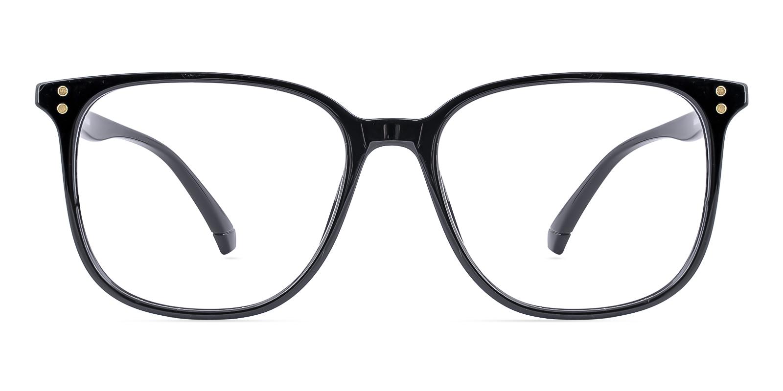 Cubitine Black Plastic Eyeglasses , UniversalBridgeFit Frames from ABBE Glasses