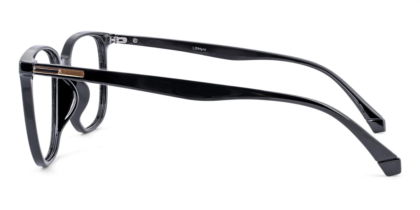 Cubitine Black Plastic Eyeglasses , UniversalBridgeFit Frames from ABBE Glasses