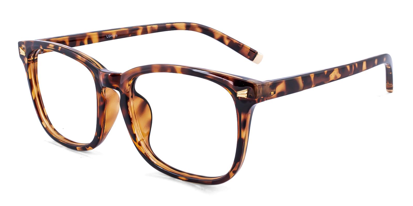 Hotably Tortoise Plastic Eyeglasses , UniversalBridgeFit Frames from ABBE Glasses