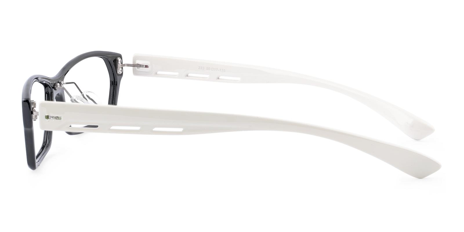 Haloen White TR Eyeglasses , Lightweight , NosePads Frames from ABBE Glasses