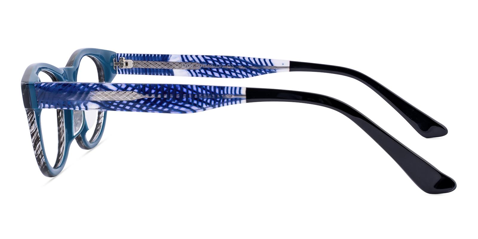 Stimulics Blue Acetate Eyeglasses , UniversalBridgeFit Frames from ABBE Glasses