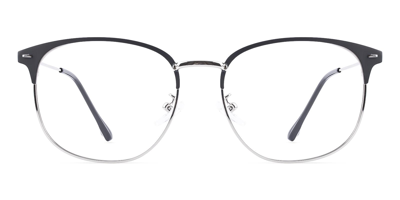 Plensure Silver Metal Eyeglasses , NosePads Frames from ABBE Glasses