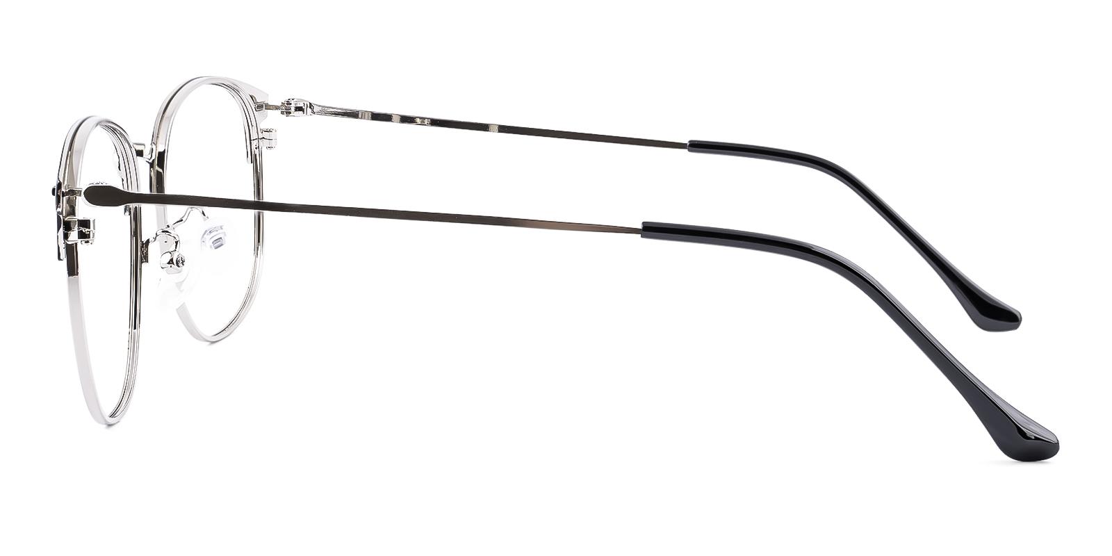 Plensure Silver Metal Eyeglasses , NosePads Frames from ABBE Glasses