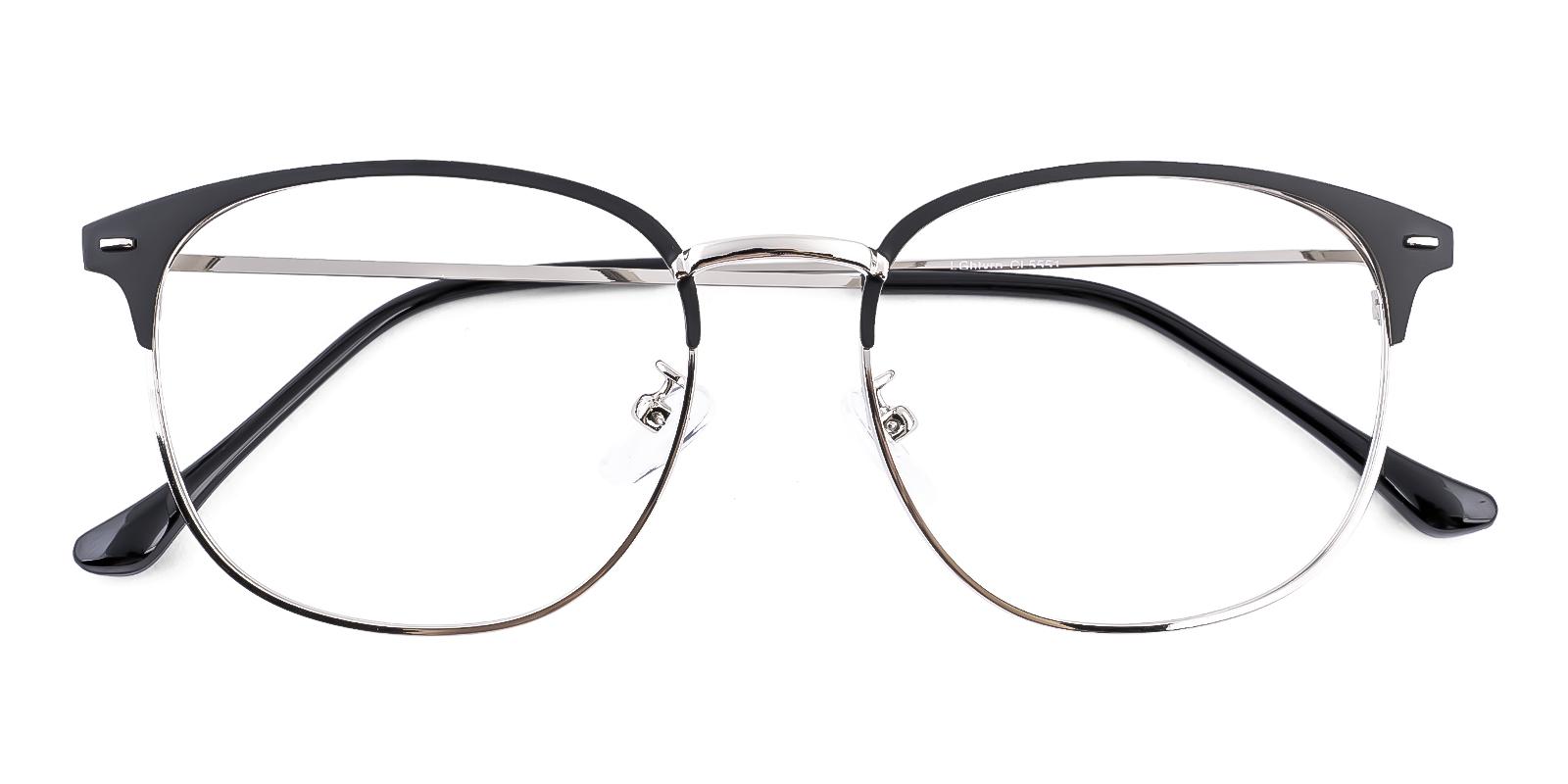 Plensure Silver Metal Eyeglasses , NosePads Frames from ABBE Glasses