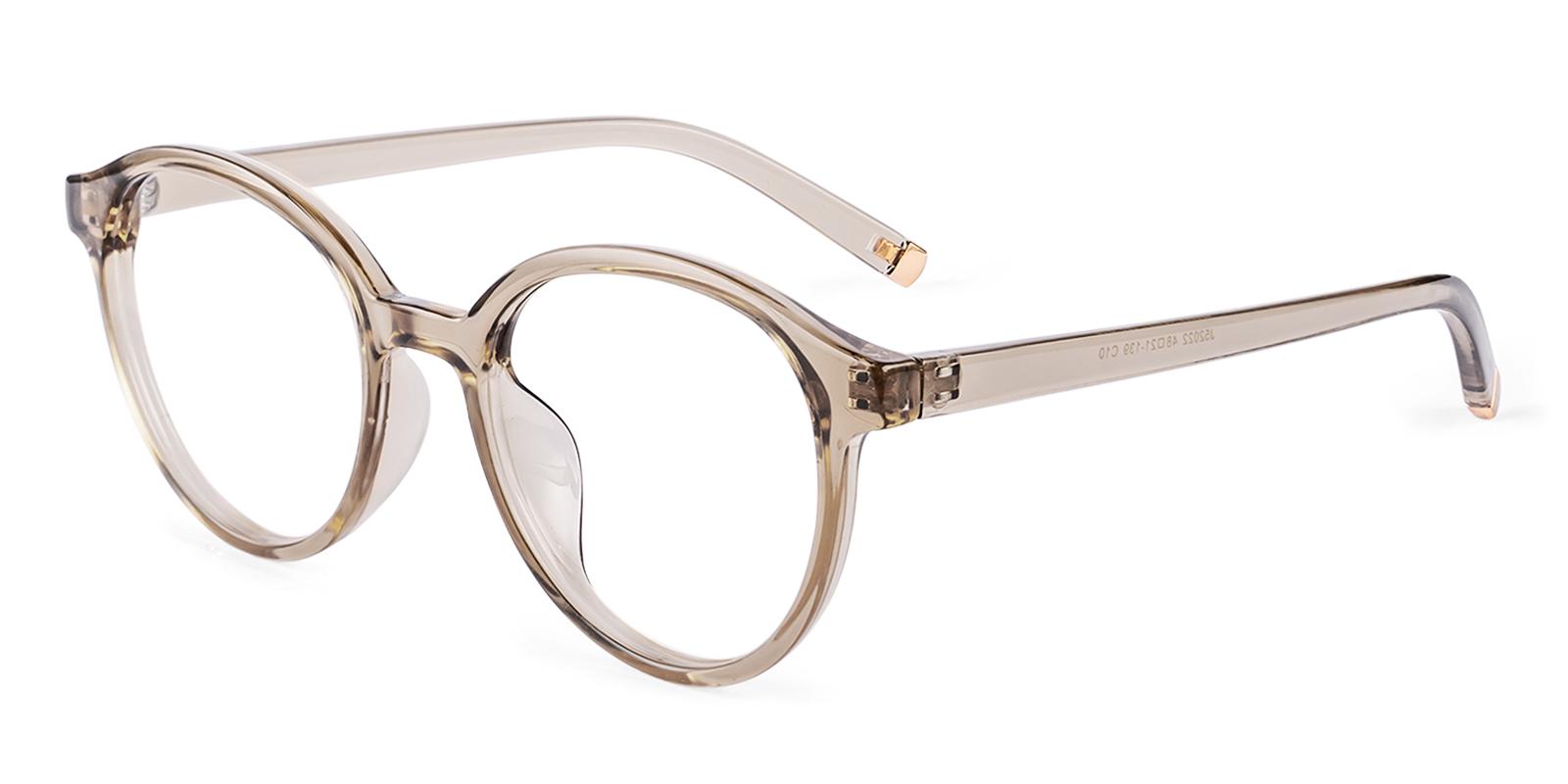 Cellery Brown Plastic Eyeglasses , UniversalBridgeFit Frames from ABBE Glasses