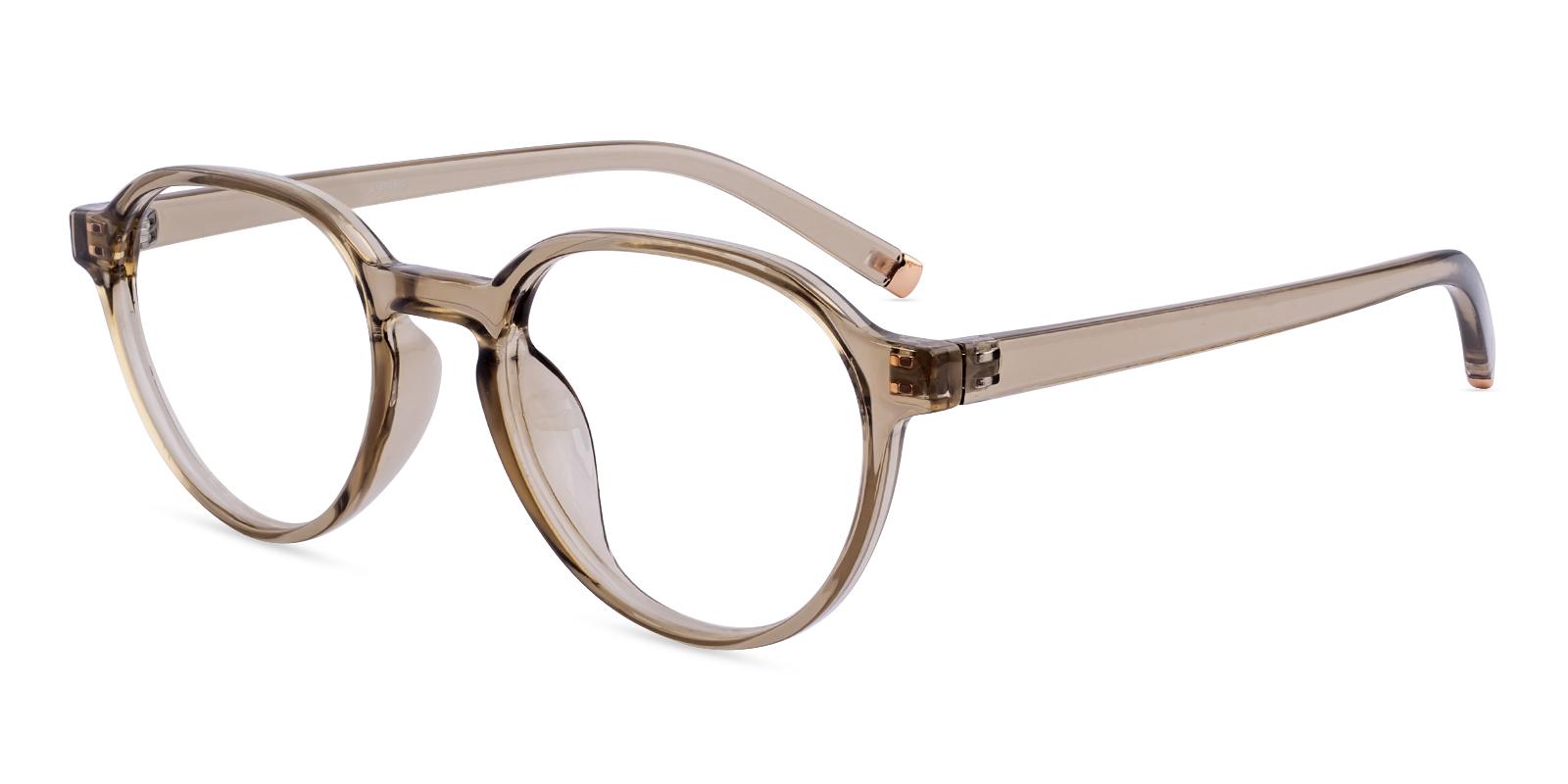 Ecproof Brown Plastic Eyeglasses , UniversalBridgeFit Frames from ABBE Glasses