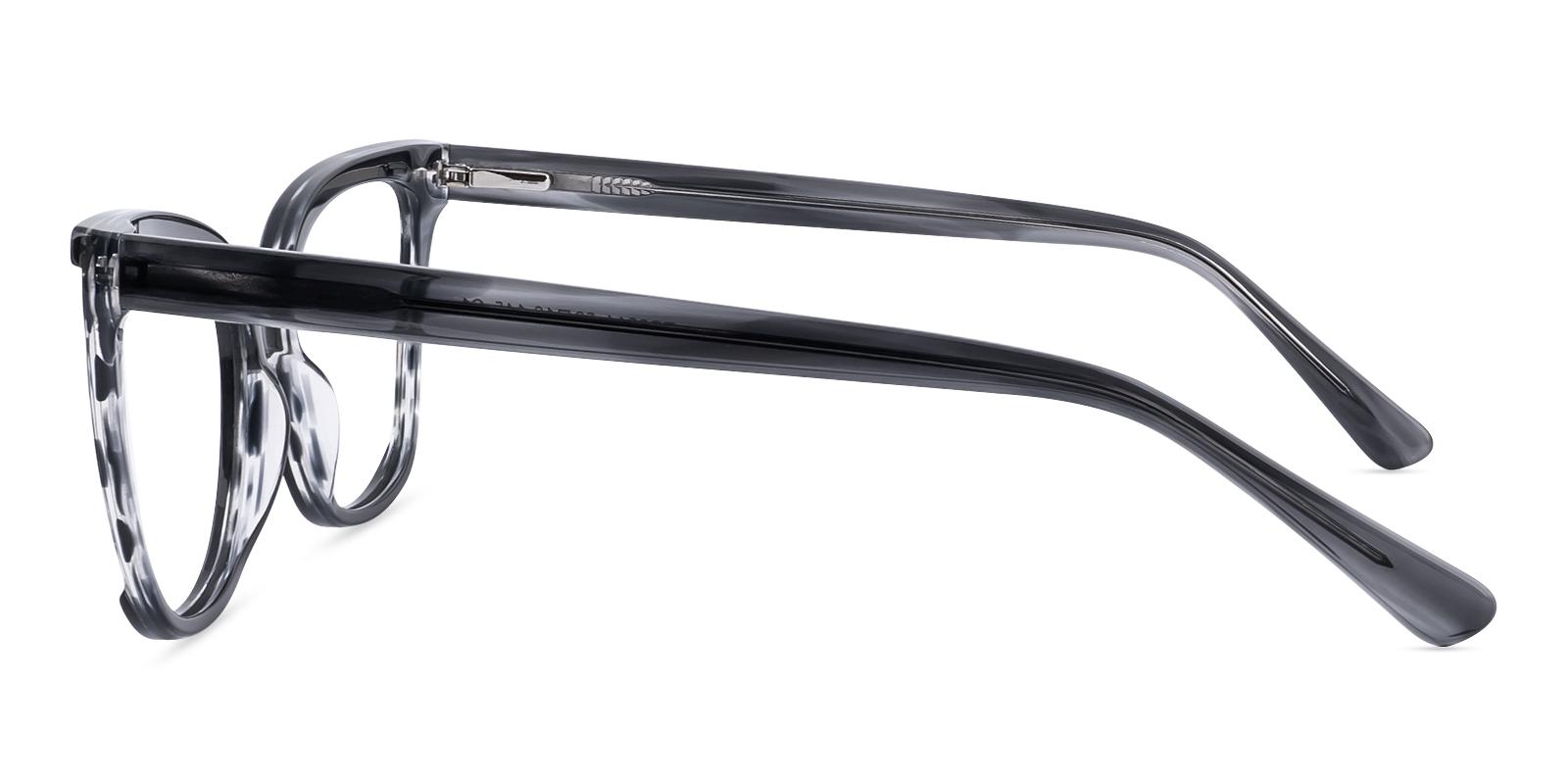 Cipness Black Acetate Eyeglasses , SpringHinges , UniversalBridgeFit Frames from ABBE Glasses