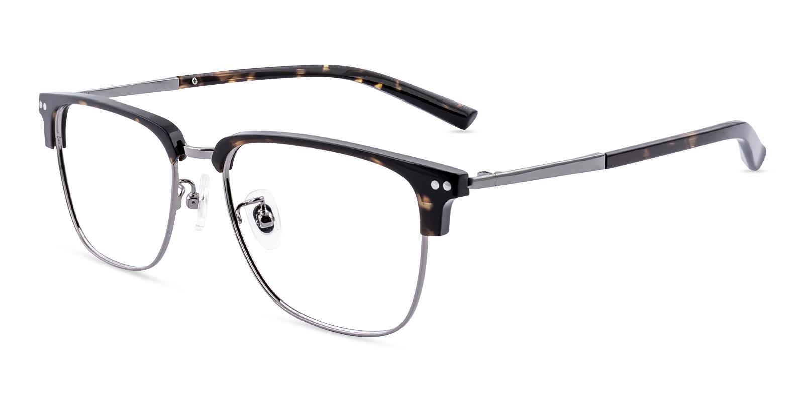 Irster Tortoise Acetate , Metal Eyeglasses , NosePads Frames from ABBE Glasses