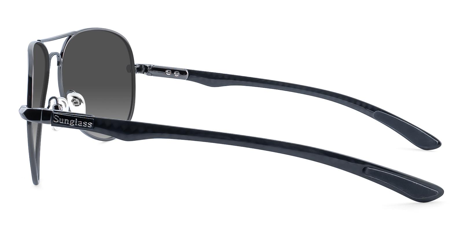 Amplster Gun Metal Sunglasses , NosePads Frames from ABBE Glasses