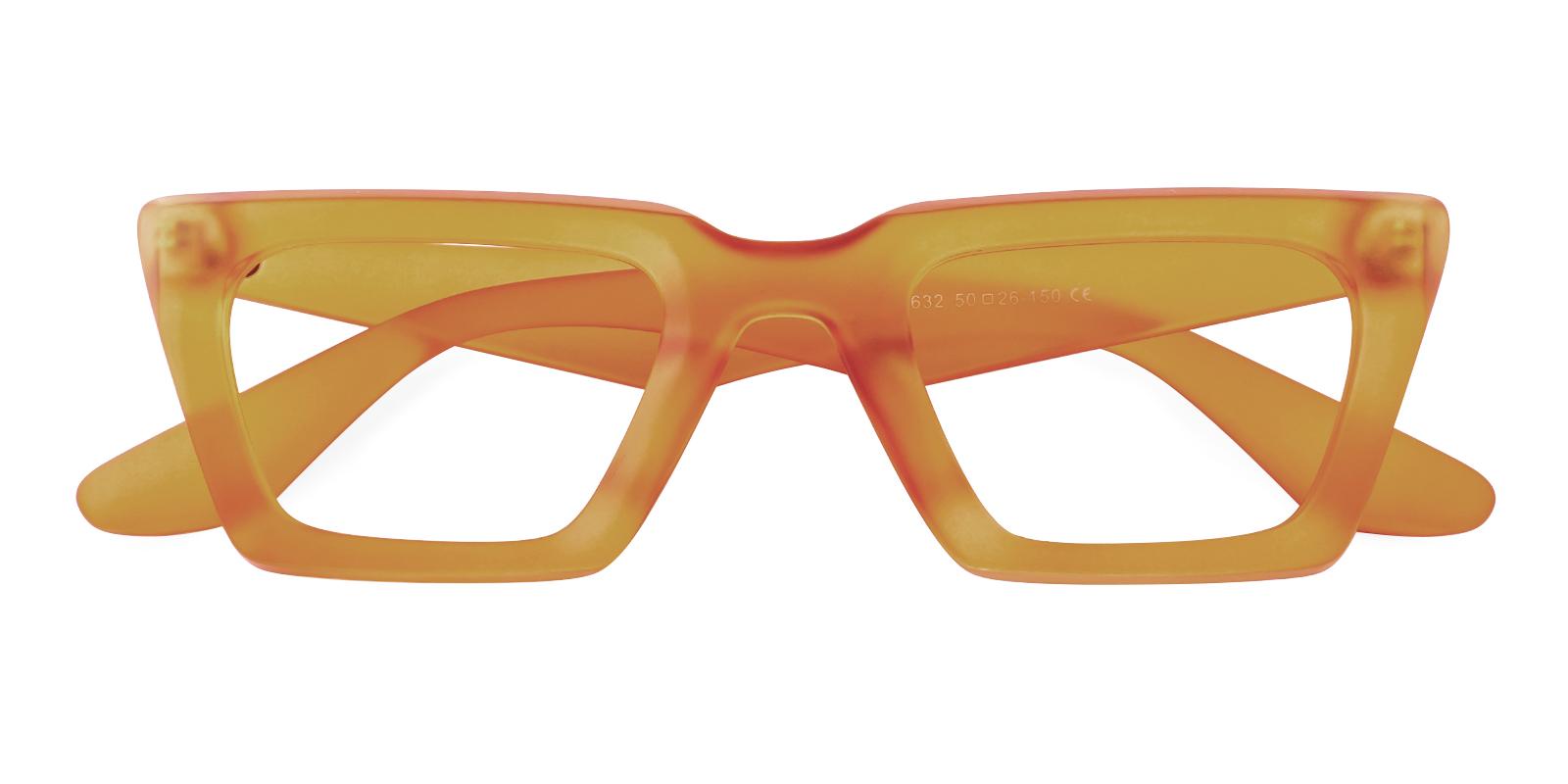 Tachyair Orange Acetate Eyeglasses , UniversalBridgeFit Frames from ABBE Glasses